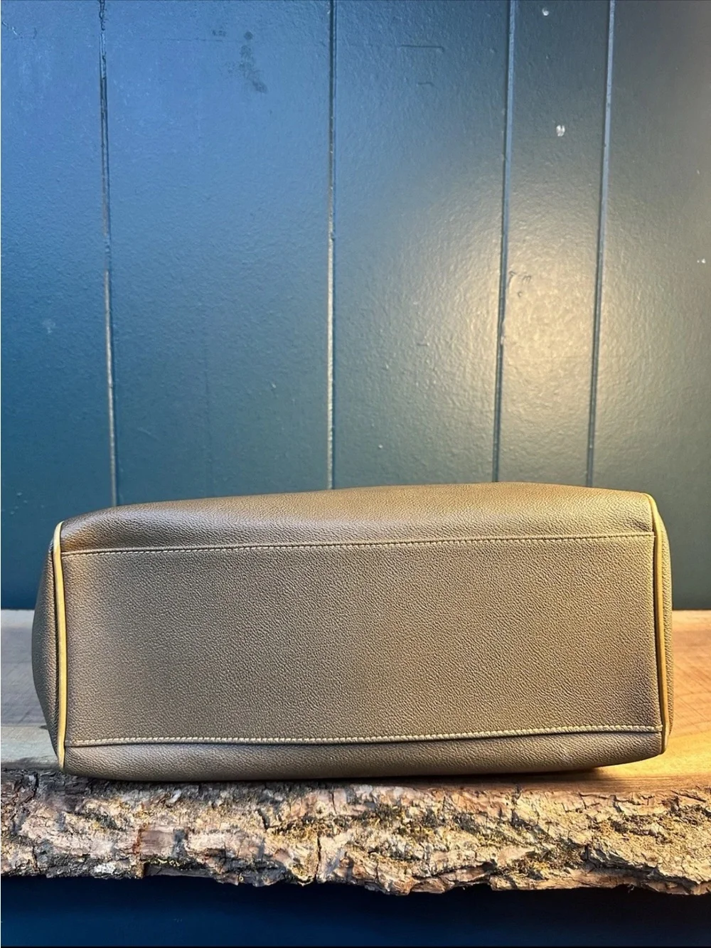 Vintage Trussardi Italy Leather Doctor Satchel Shoulder Bag Two Tone